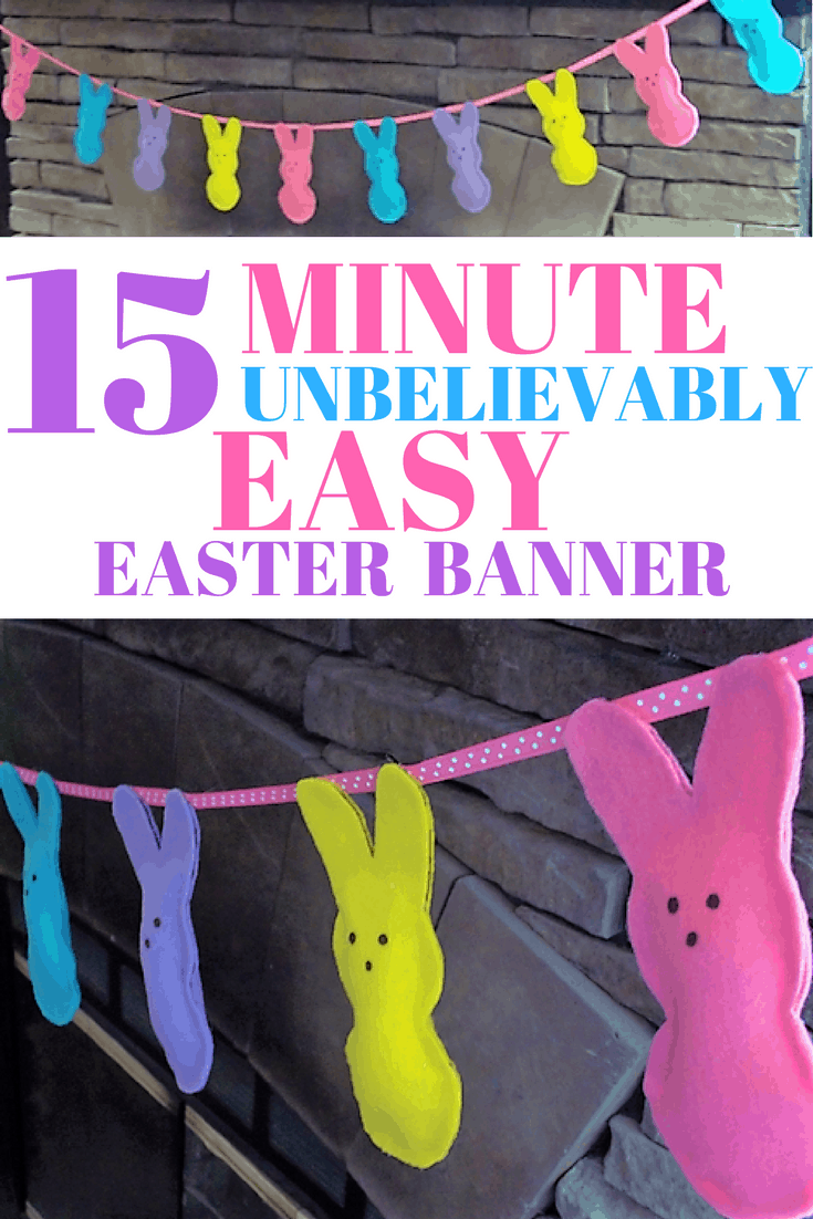 diy easter peeps decoration + free printable peeps template